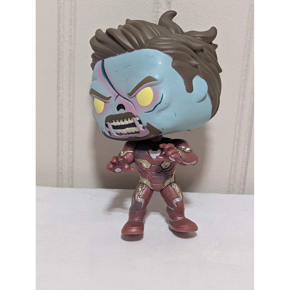 Funko Pop Marvel What If Zombie Iron Man Vinyl Figure 944 Tony Stark Loose